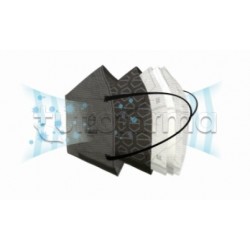 Mascherina Respiratoria Filtrante FFP2 Av Mask Pro con Grafene Antibatterico - Confezione da 5 Pezzi Mascherina Respiratoria Filtrante FFP2 Av Mask Pro con Grafene Antibatterico - Confezione da 5 Pezzi