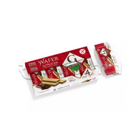 Guidolce Wafer Gusto Nocciola Senza Glutine 4 Porzioni da 45g