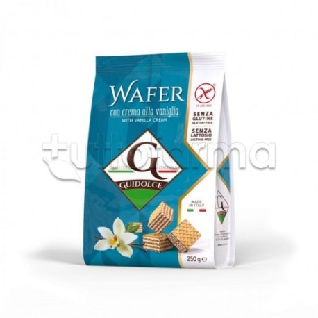 Guidolce Wafer Gusto Vaniglia Senza Glutine 250g Guidolce Wafer Gusto Vaniglia Senza Glutine 250g
