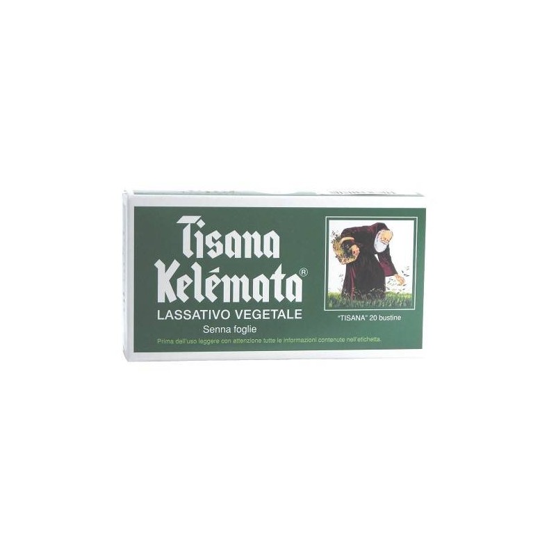 confezione di Tisana Kelemata 20 Bustine per Tisana 1,3 gr contro Stitichezza