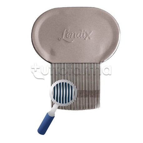 Lendix Pettine Antipidocchi In Acciaio per Rimozione Pidocchi 1 Pettine Lendix Pettine Antipidocchi In Acciaio per Rimozione Pidocchi 1 Pettine