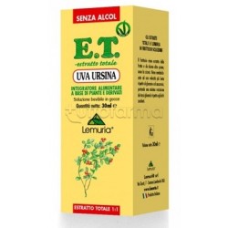 Lemuria Uva Ursina Estratto Totale Integratore Ricostituente 30ml Lemuria Uva Ursina Estratto Totale Integratore Ricostituente 30ml