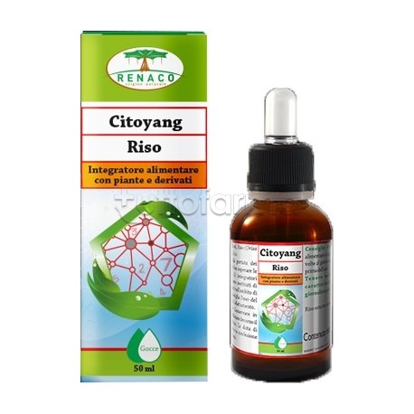 Renaco Citoyang Riso Integratore per Fegato Gocce 50ml Renaco Citoyang Riso Integratore per Fegato Gocce 50ml