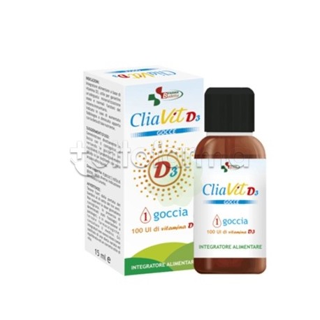 Cliavit D3 Integratore per Sistema Immunitario Gocce 15ml Cliavit D3 Integratore per Sistema Immunitario Gocce 15ml