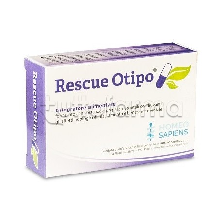 Rescue Otipo per Rilassamento 30 Capsule Rescue Otipo per Rilassamento 30 Capsule
