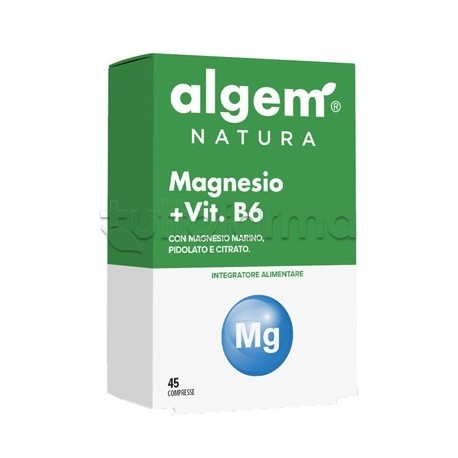 Magnesio+ Vitamina B6 Integratore per Stanchezza 45 Compresse