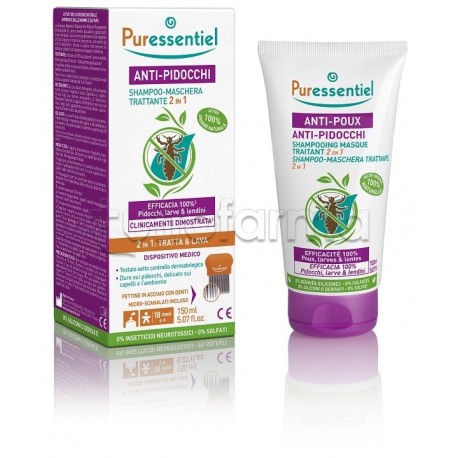 Puressential Shampoo Maschera Anti-Pidocchi 150ml