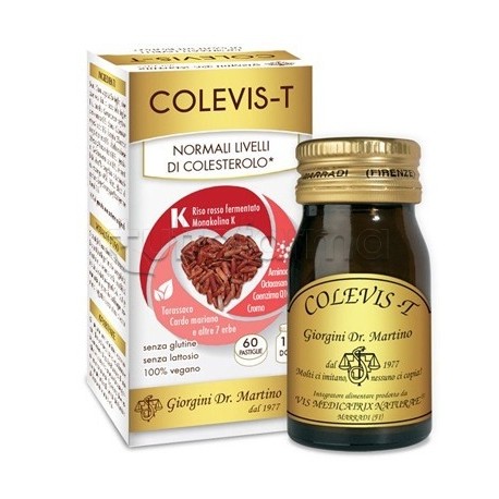 Dr Giorgini Colevis-T Integratore per Colesterolo 60 Pastiglie Dr Giorgini Colevis-T Integratore per Colesterolo 60 Pastiglie