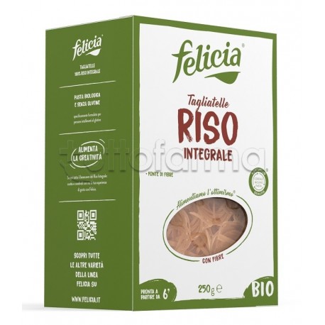 Felicia Tagliatelle Riso Integrale per Intolleranti 250 g Felicia Tagliatelle Riso Integrale per Intolleranti 250 g