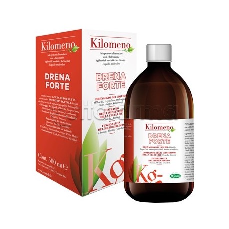Flacone con Sangalli Kilomeno Drena Forte Integratore Drenante 500ml Flacone con Sangalli Kilomeno Drena Forte Integratore Drenante 500ml