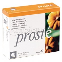 Confezione di Prosté Integratore Alimentare per la Prostata 45 Compresse Confezione di Prosté Integratore Alimentare per la Prostata 45 Compresse