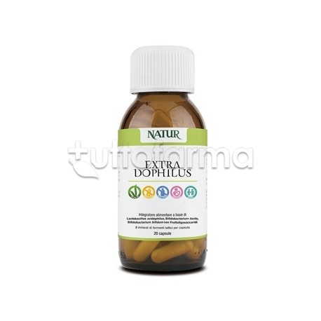 Natur Extradophilus Integratore per Intestino per Flora Intestinale 20 Capsule Natur Extradophilus Integratore per Intestino per Flora Intestinale 20 Capsule