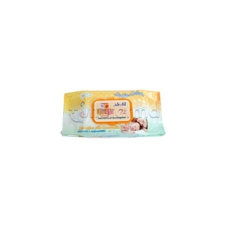 Salviettine Baby Camomilla per Bambini 72 Pezzi