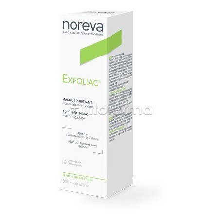 Noreva Exfoliac Maschera Purificante a Risciacquo 50 ml Noreva Exfoliac Maschera Purificante a Risciacquo 50 ml