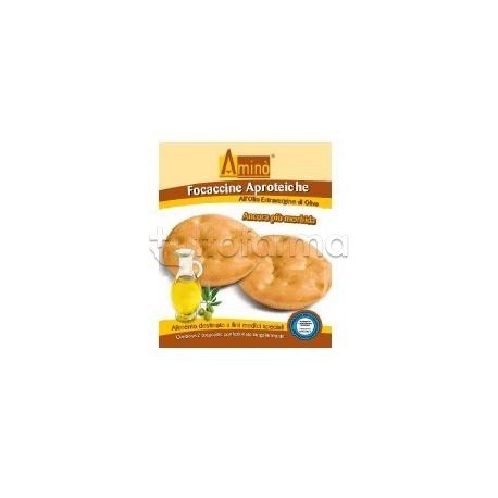 Aminò Focaccine Aproteiche Olio Extra Vergine di Oliva per Dieta Aproteica 100 g Aminò Focaccine Aproteiche Olio Extra Vergine di Oliva per Dieta Aproteica 100 g