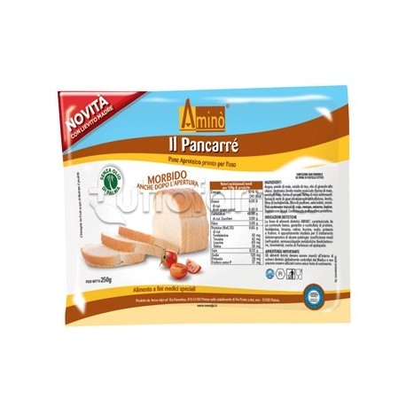 Aminò Il Pancarré pane aproteico per dieta a basso contenuto proteico 250 g Aminò Il Pancarré pane aproteico per dieta a basso contenuto proteico 250 g