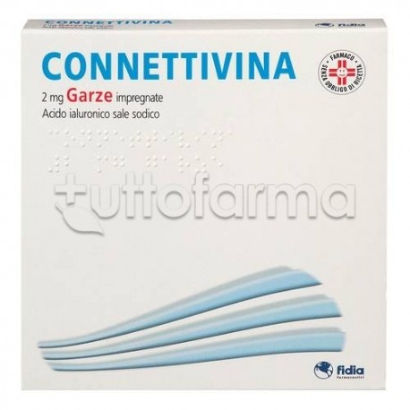 Connettivina Bio 10 Garze Cicatrizzanti 2 mg 10 x10