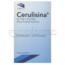 Cerulisina Gocce Auricolari 20 ml 5% per Sciogliere Cerume