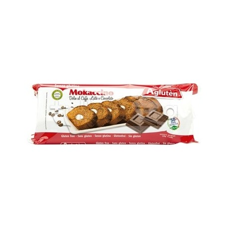 Agluten Mokaccino dolce senza glutine per colazione e dessert 330 g Agluten Mokaccino dolce senza glutine per colazione e dessert 330 g