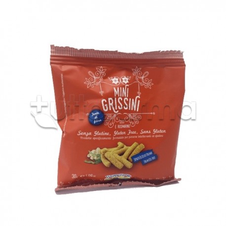 Happy Farm Mini Grissini Ceci e Rosmarino Senza Glutine 30g