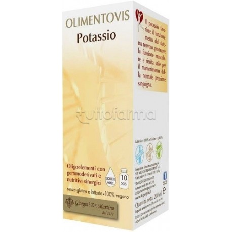 Dr.Giorgini Potassio Olimentovis Integratore per Muscoli 200ml Dr.Giorgini Potassio Olimentovis Integratore per Muscoli 200ml