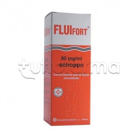 Fluifort Sciroppo Mucolitico per Tosse e Catarro 200 ml 9% Con Misurino