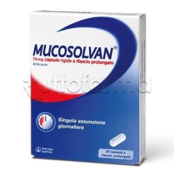 Mucosolvan 20 Capsule 75 mg a Rilascio Prolungato per Tosse e Catarro