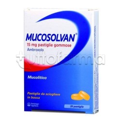 Mucosolvan 20 Pastiglie Gommose 15 mg per Tosse e Catarro
