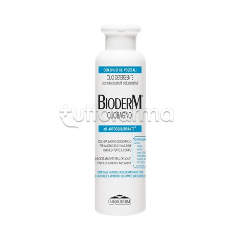 Bioderm Olio Bagno Detergente per Pelli Sensibili 500ml Bioderm Olio Bagno Detergente per Pelli Sensibili 500ml