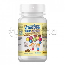Vitasohn Junior Choco Power Vitamine per Bambini 60 Cioccolatini