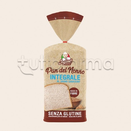 Inglese Pan del Nonno Integrale al Grano Saraceno Senza Glutine 300g Inglese Pan del Nonno Integrale al Grano Saraceno Senza Glutine 300g