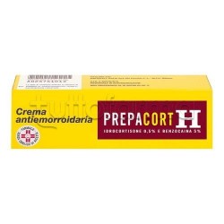 PrepacortH Crema 20 gr 0,5 gr +5 gr/100 gr per Emorroidi