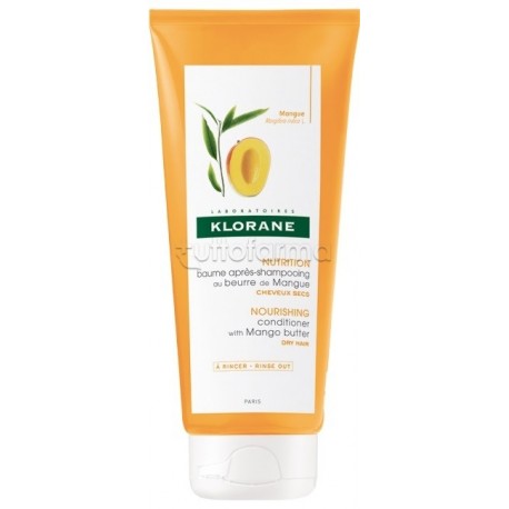Klorane Balsamo al burro di mango per Capelli Secchi e Crespi 200ml Klorane Balsamo al burro di mango per Capelli Secchi e Crespi 200ml