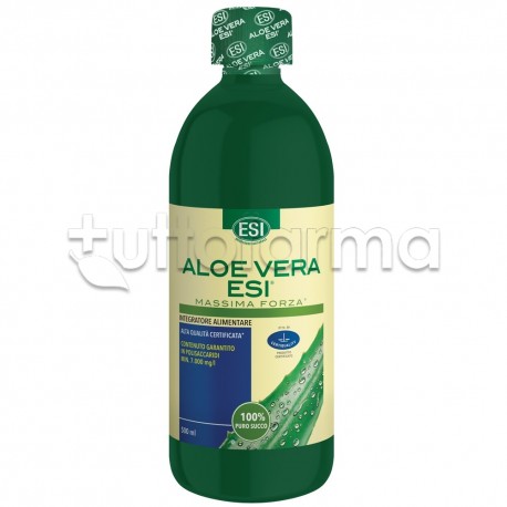 Esi Aloe Vera Massima Forza Integratore per Depurare l'Organismo 1000ml Esi Aloe Vera Massima Forza Integratore per Depurare l'Organismo 1000ml