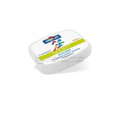 Master-Aid Sport Walker Protezione Tallone Vesciche e Abrasioni 5x5 cm 5 Pezzi Master-Aid Sport Walker Protezione Tallone Vesciche e Abrasioni 5x5 cm 5 Pezzi