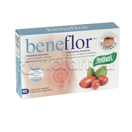 Santiveri Beneflor Integratore per Intestino 40 Capsule