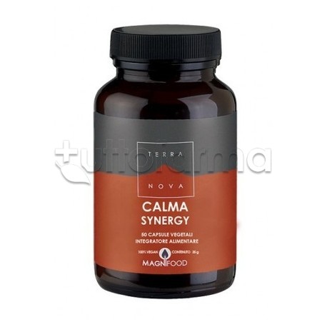 Terranova Calma Synergy Integratore per il Sonno e Stress 50 Capsule Terranova Calma Synergy Integratore per il Sonno e Stress 50 Capsule