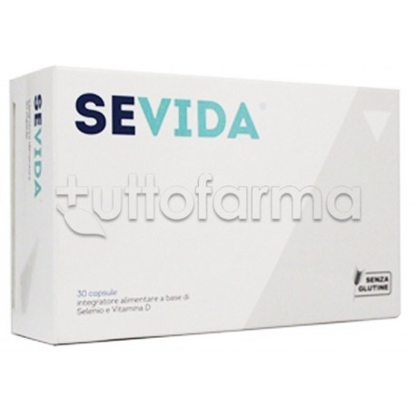 Sevida Integratore Alimentare Selenio e Vitamina D 30 Capsule