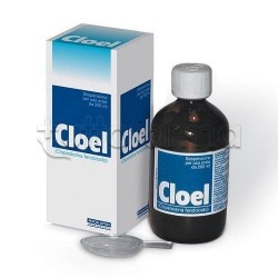 confezione e flacone di Cloel Sciroppo Sedativo per Tosse (Equivalente Seki) Senza Zucchero 200ml
