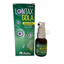 Lontax Gola Spray Orale per Le Infezioni Virali del Tratto Respiratorio 20ml