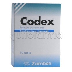 Codex 10 Bustine 5 miliardi 250 mg per Diarrea e Problemi Intestinali
