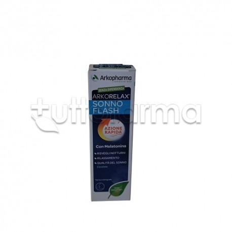 Arkorelax Sonno Flash Integratore per Sonno Spray 20ml Arkorelax Sonno Flash Integratore per Sonno Spray 20ml