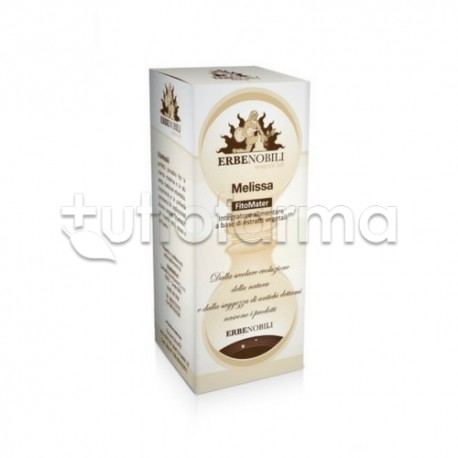 Erbenobili FitoMater Melissa Integratore per Benessere Mentale 50ml Erbenobili FitoMater Melissa Integratore per Benessere Mentale 50ml