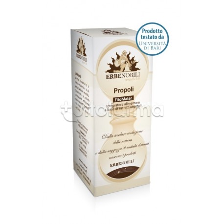 Erbenobili FitoMater Propoli Integratore per Vie Respiratorie 50ml Erbenobili FitoMater Propoli Integratore per Vie Respiratorie 50ml