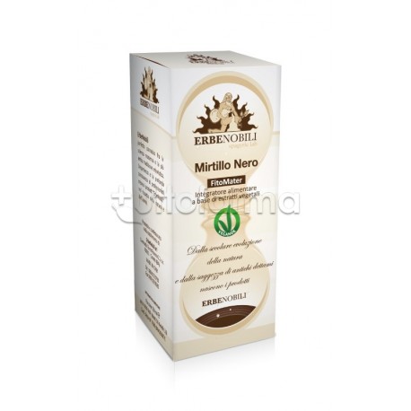 Erbenobili FitoMater Mirtillo Nero Integratore per Microcircolo 50ml Erbenobili FitoMater Mirtillo Nero Integratore per Microcircolo 50ml