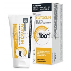 confezione di Dermovitamina Fotoclin Crema Protezione Solare SPF100+ Tubo 50ml
