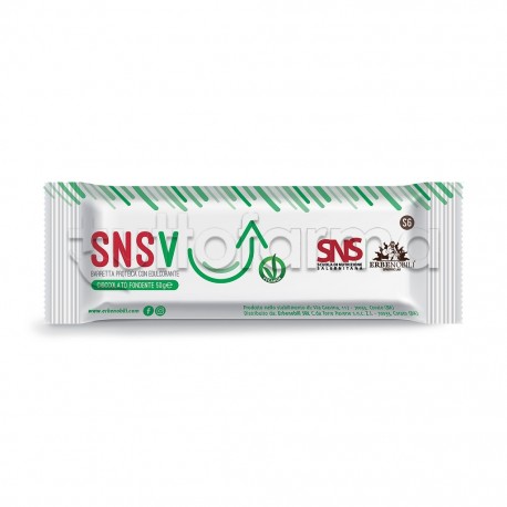 Erbenobili SNS V Barretta Proteica al Cioccolato Fondente 50g Erbenobili SNS V Barretta Proteica al Cioccolato Fondente 50g