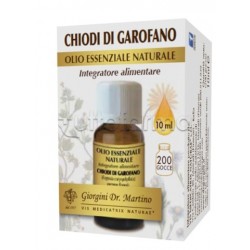 Dr Giorgini Chiodi Di Garofano Olio Essenziale Naturale 10ml Dr Giorgini Chiodi Di Garofano Olio Essenziale Naturale 10ml