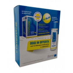 Cystiphane Integratore per Capelli e Unghie 120 Compresse + Shampoo Anticaduta Omaggio 100ml