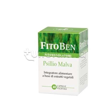 Fitoben Psillio Malva per Transito Intestinale 40 Capsule Vegetali Fitoben Psillio Malva per Transito Intestinale 40 Capsule Vegetali